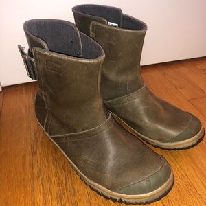 Sorel Slimboot Pull On Leather Boot Waterproof - 8